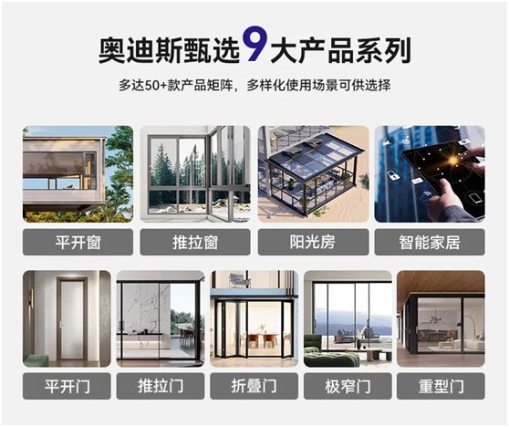 奧迪斯門窗定制：打破同質(zhì)化，更自由，更個性