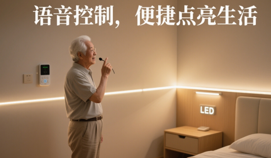 銀發(fā)族友好設(shè)計(jì)：語(yǔ)音控制+跌倒感應(yīng)品牌LED燈帶的適老化改造方案